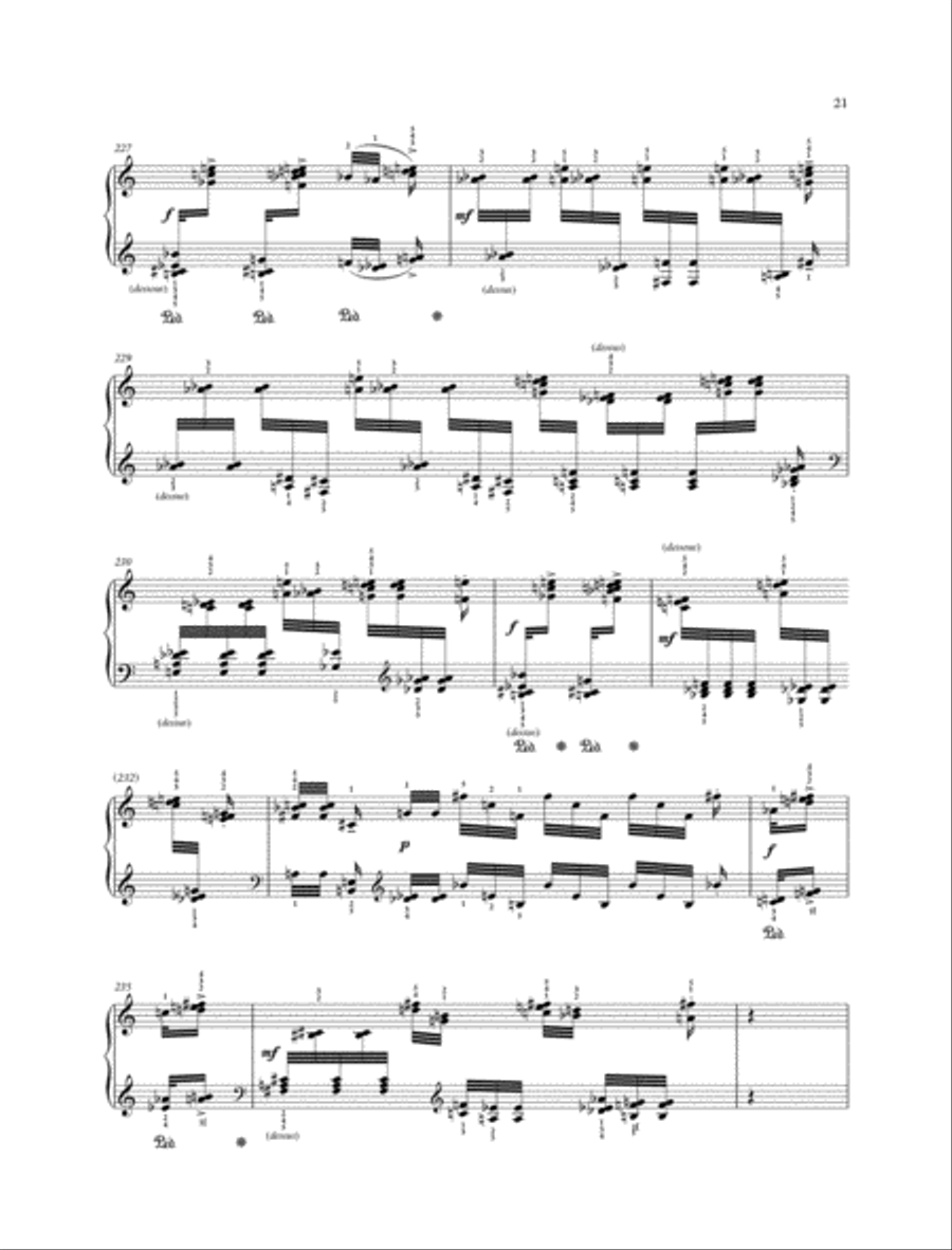 La Fauvette Passerinette Piano Solo scores gallery preview page 4