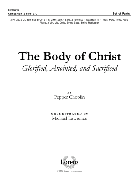 The Body of Christ - CD with Printable Parts