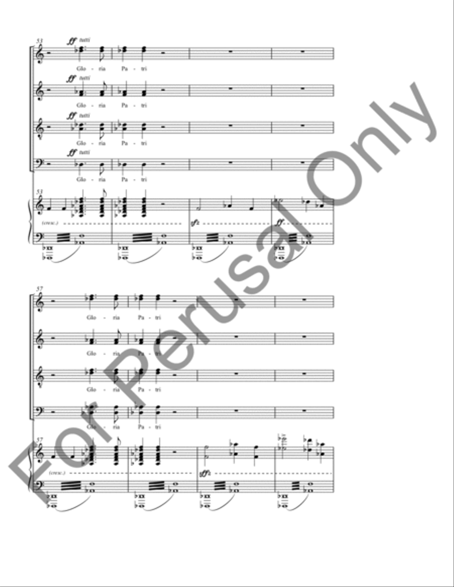Jubilate (Choral Score) 4-Part scores gallery preview page 8