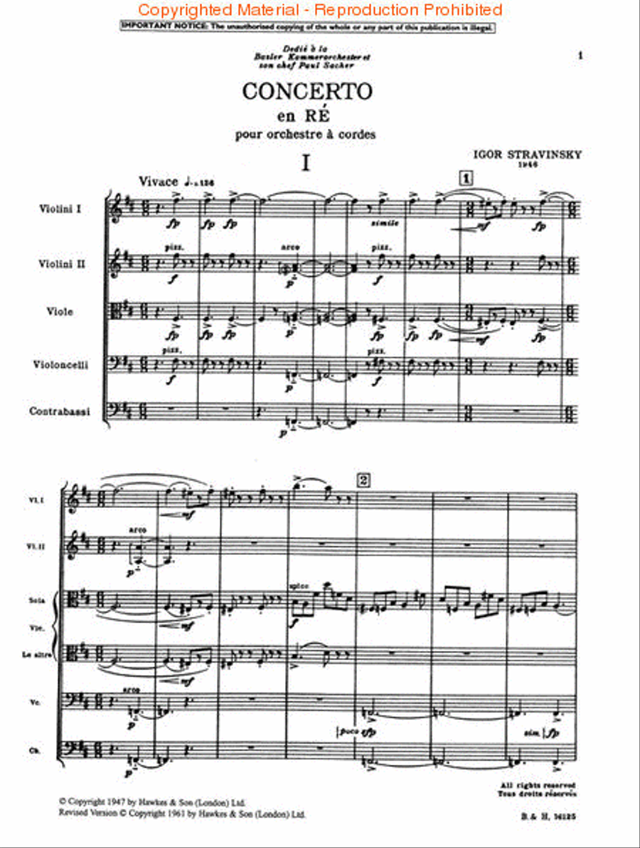 Concerto in D Concerto in D Orchestra scores gallery preview page 2