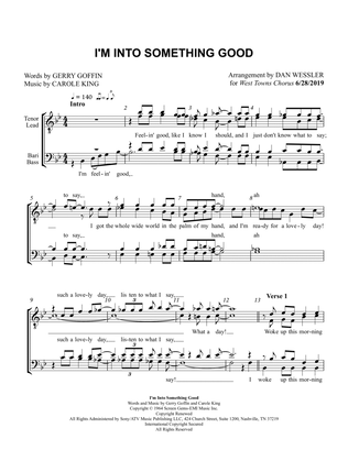 Book cover for I'm Into Something Good