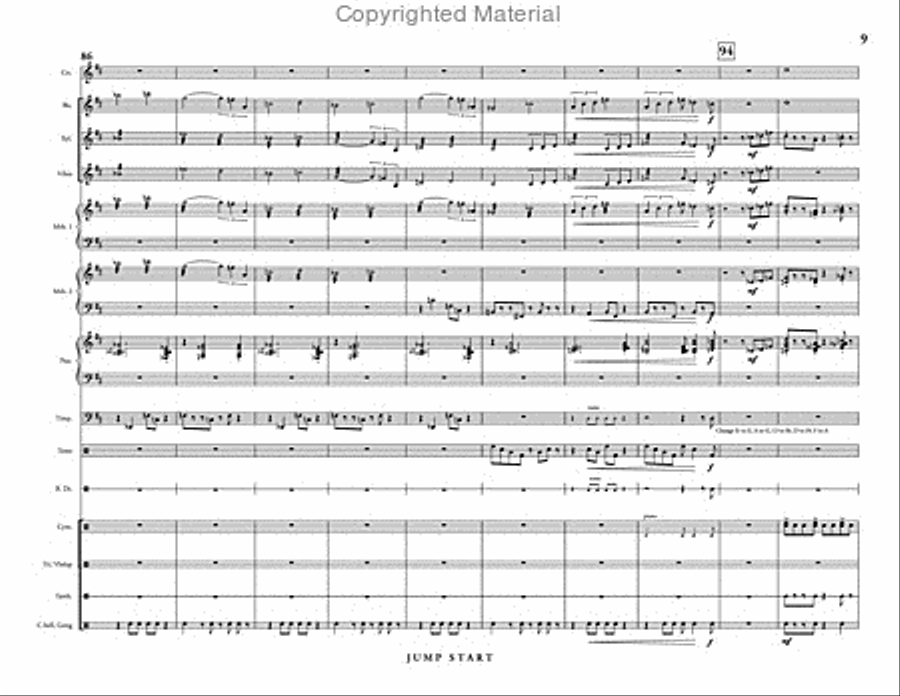 Jump Start Percussion Ensemble scores gallery preview page 10