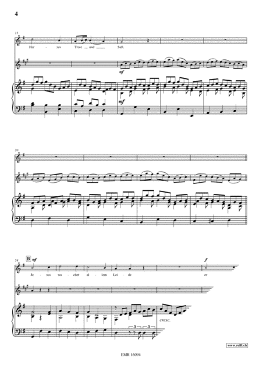 Jesus bleibet meine Freude Clarinet scores gallery preview page 5