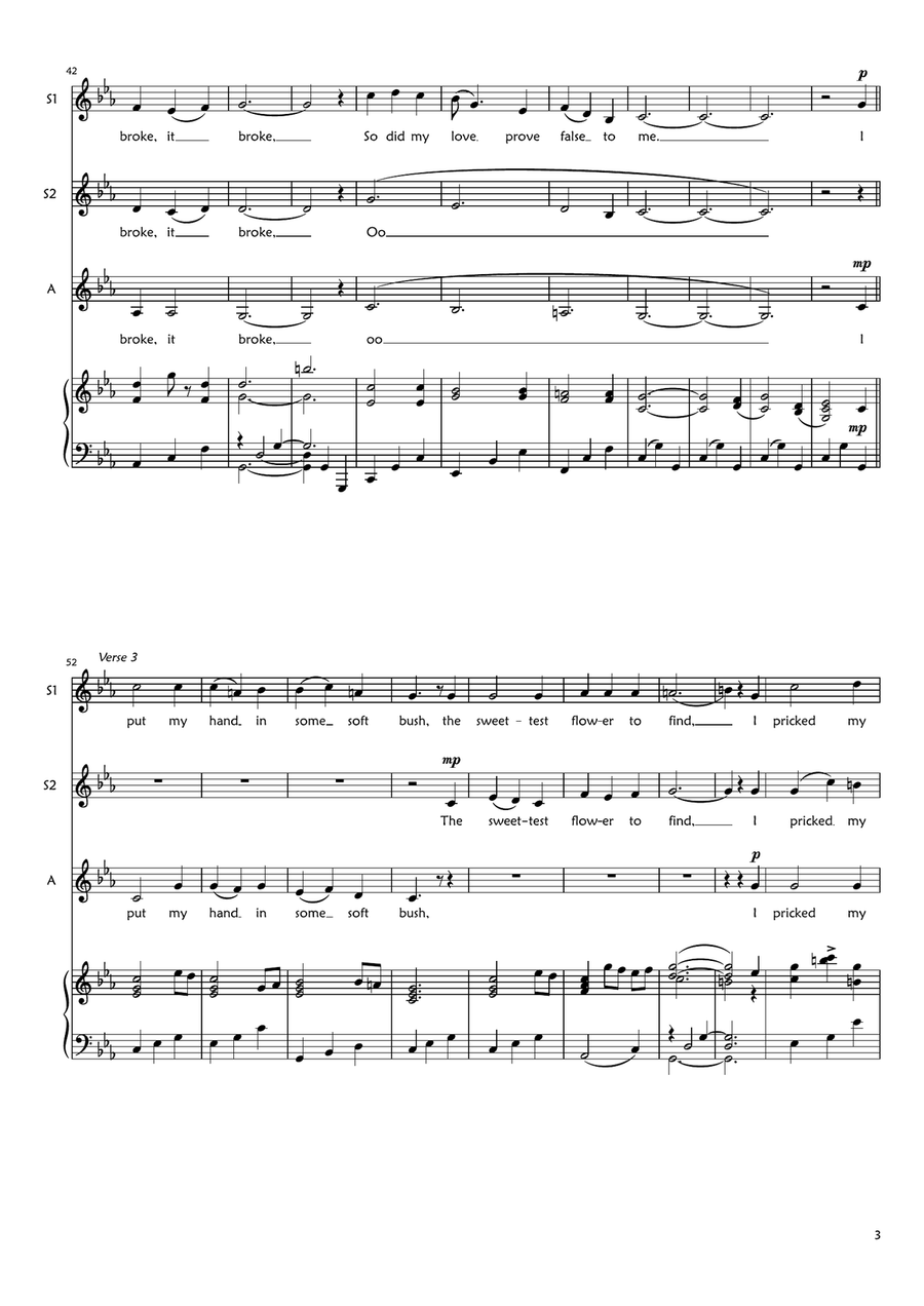 The Water is Wide SSA scores gallery preview page 3
