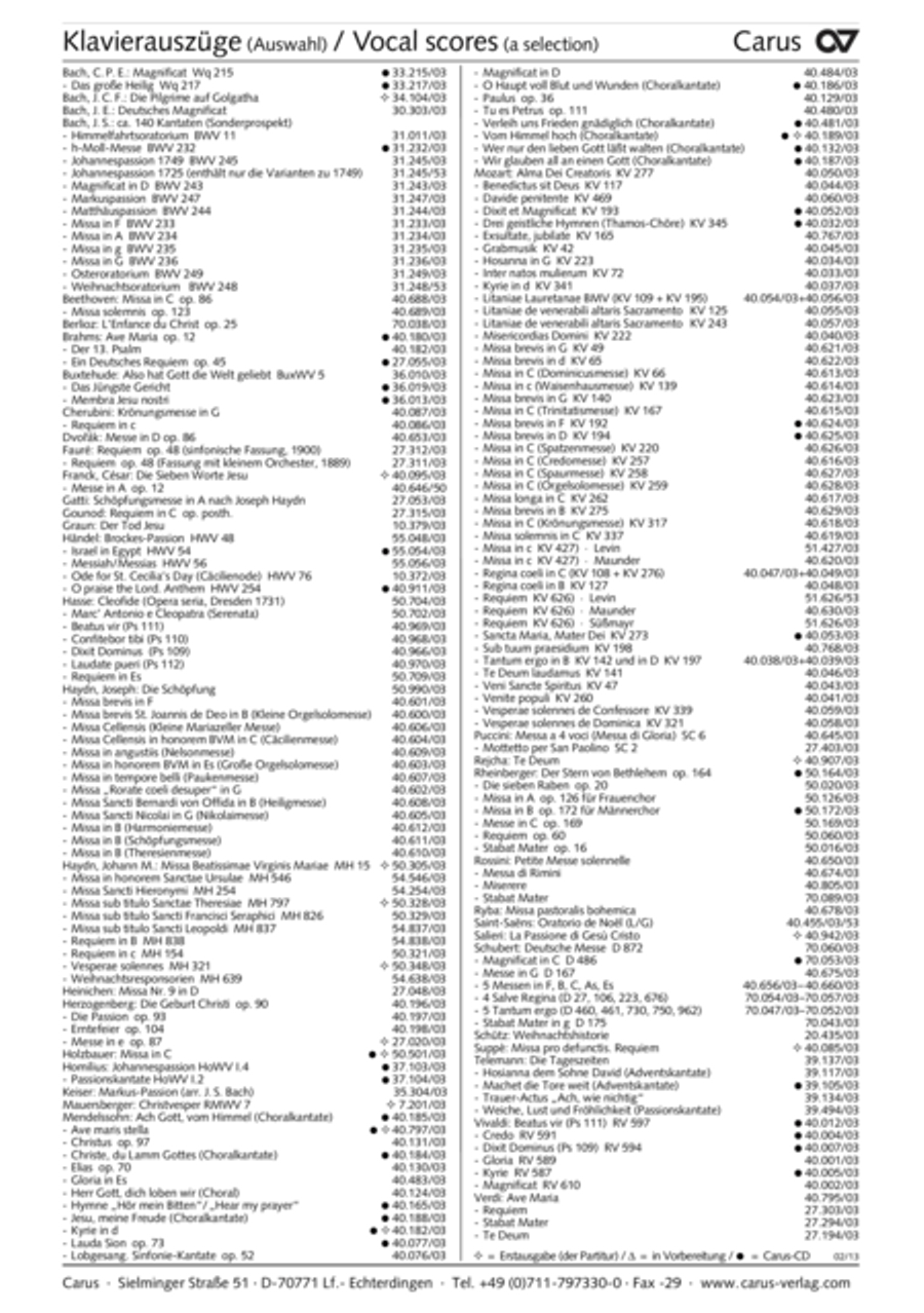 Mass in A major Mass in A major 4-Part scores gallery preview page 48