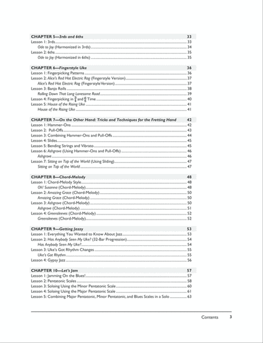 The Complete Ukulele Method -- Intermediate Ukulele Ukulele scores gallery preview page 9