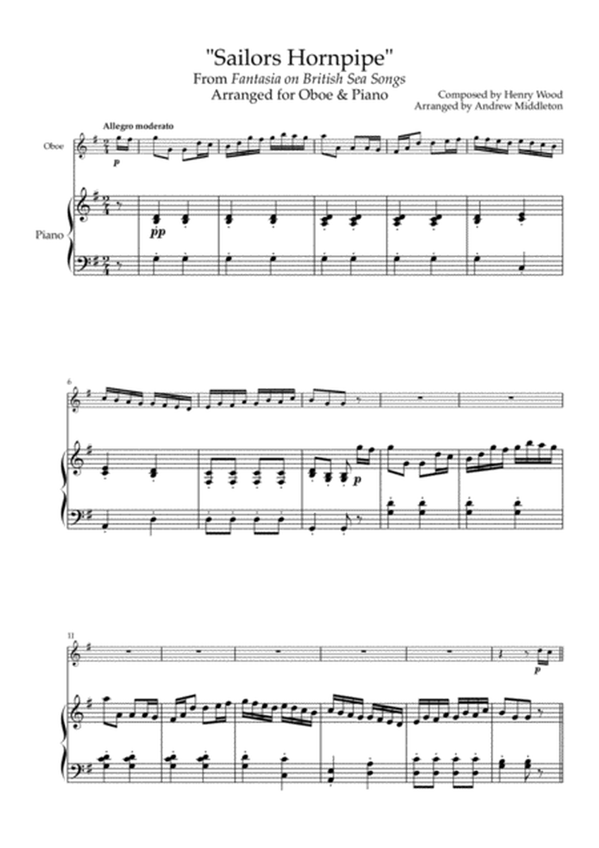 Sailor's Hornpipe arranged for Oboe & Piano image number null