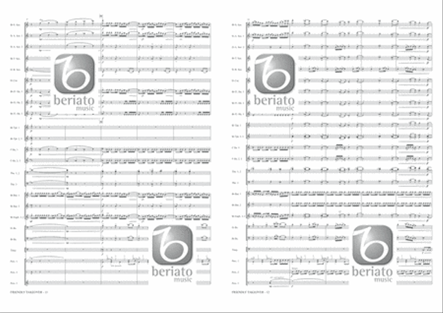 Friendly Takeover Friendly Takeover Fanfare Band scores gallery preview page 7
