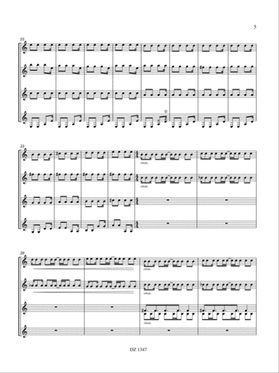 Pop Styles - Techno Guitar Ensemble scores gallery preview page 5