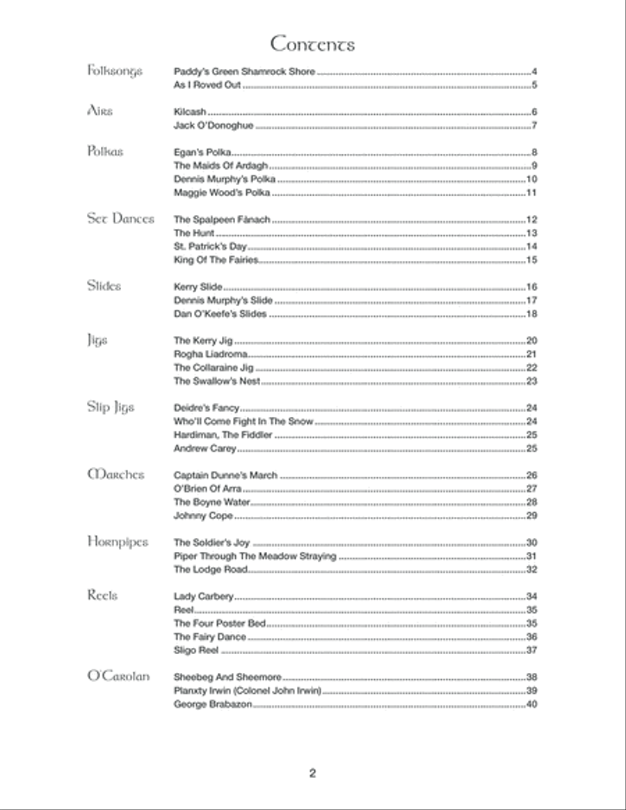 Roving Through Ireland Easy Piano scores gallery preview page 3