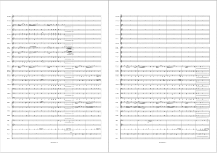 The Danserye Fanfare Band scores gallery preview page 11