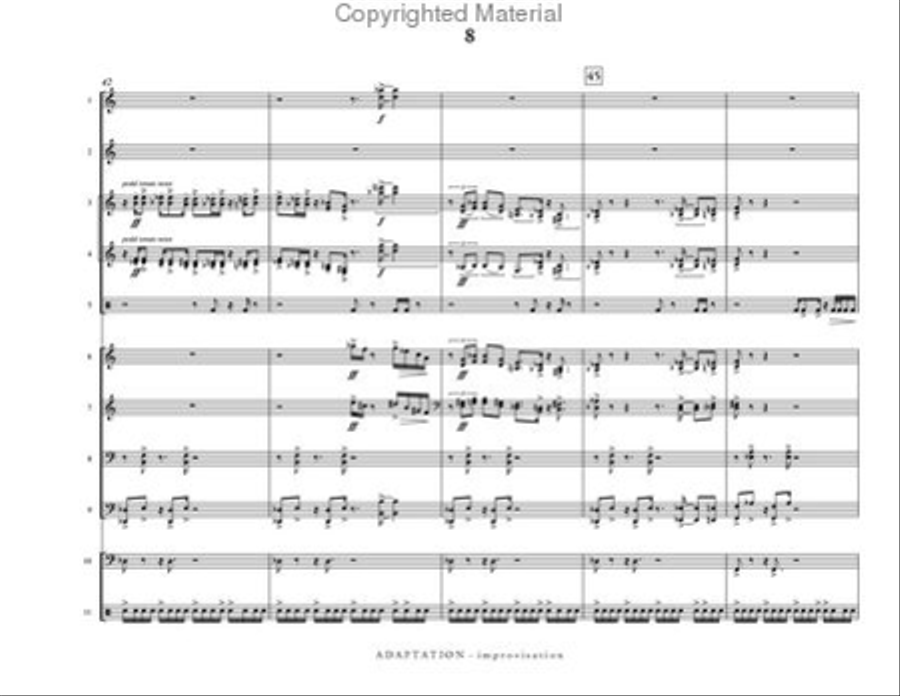 Adaptation Adaptation Percussion Ensemble scores gallery preview page 9
