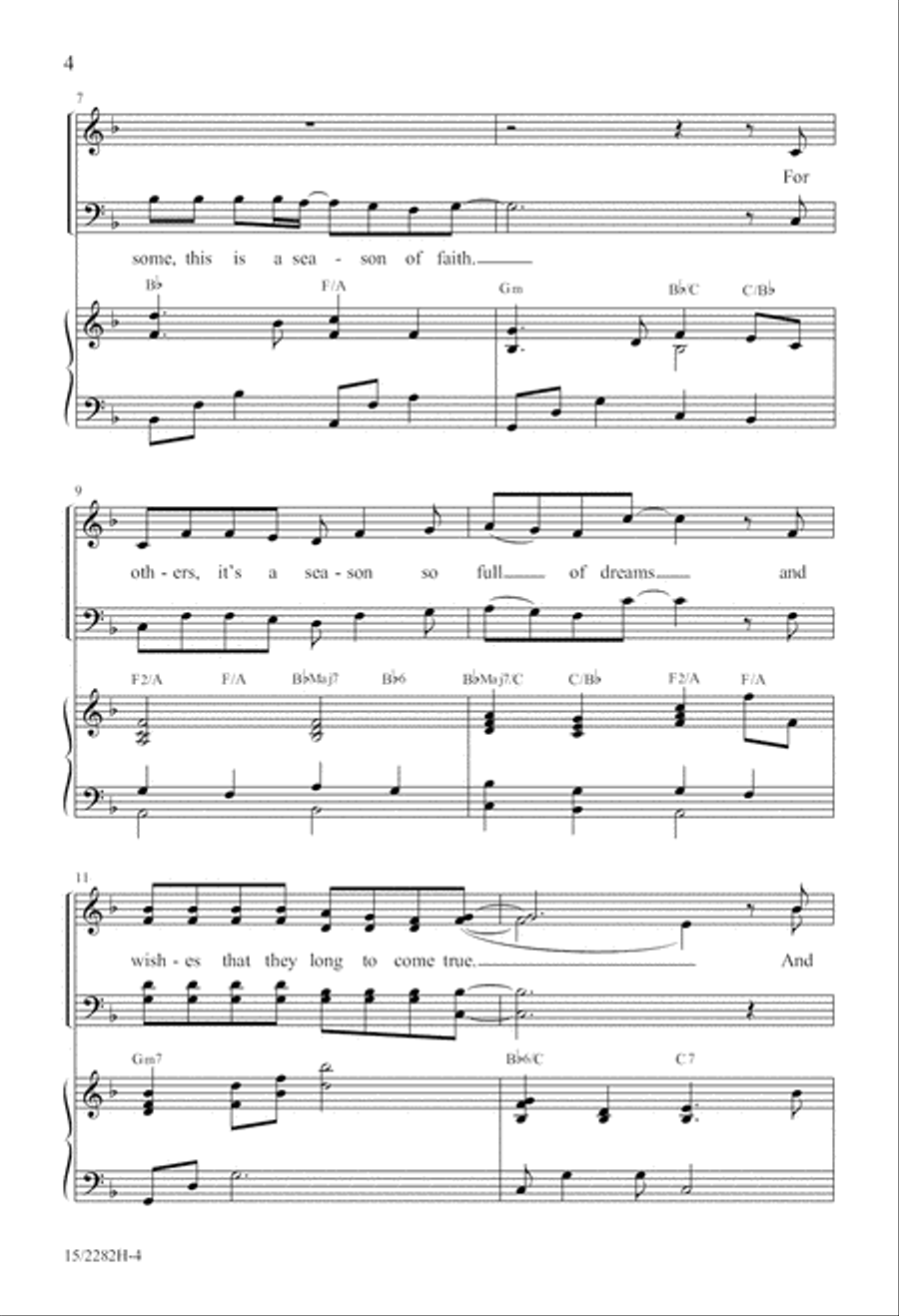 Always Believe 4-Part scores gallery preview page 4
