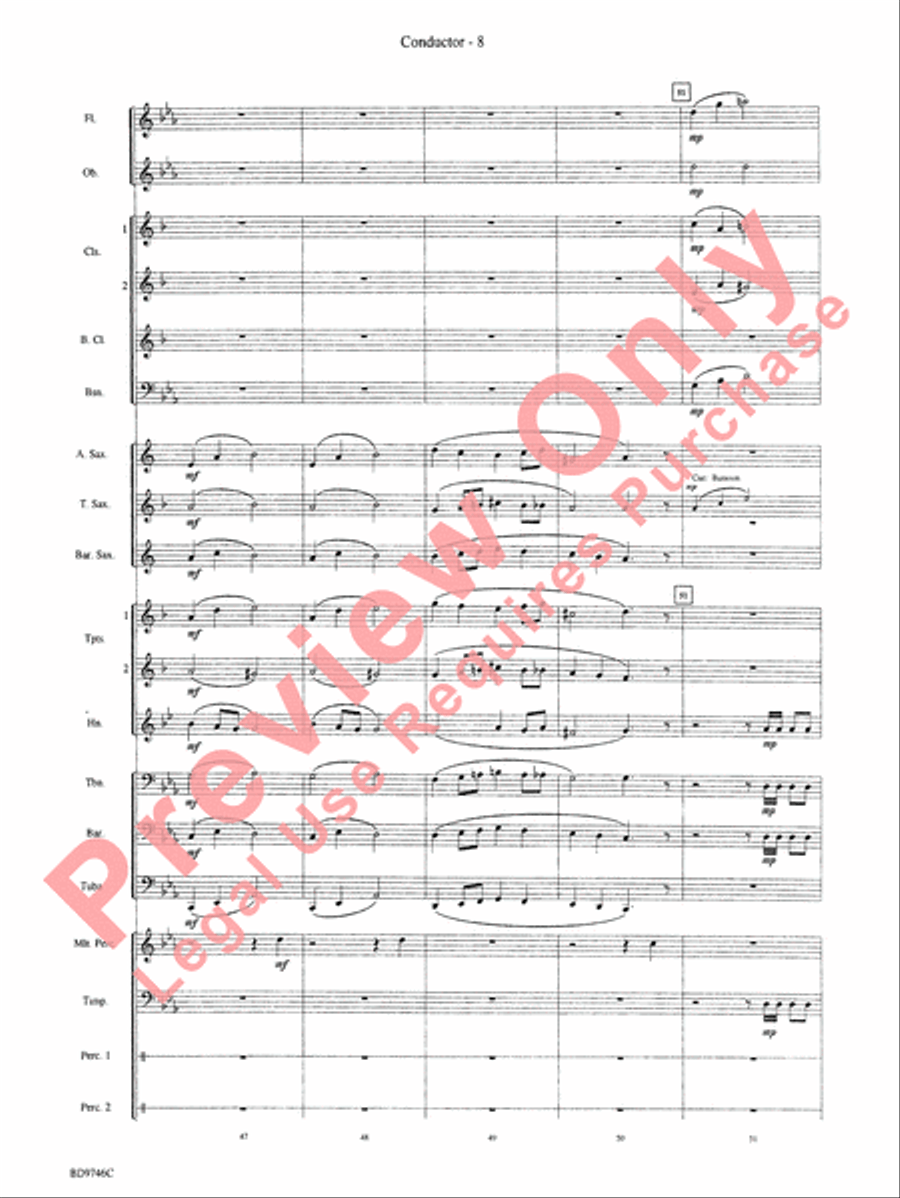 Peer Gynt Suite Peer Gynt Suite Concert Band scores gallery preview page 10