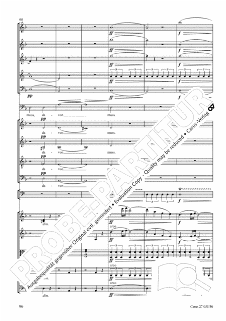 Ein Deutsches Requiem (German Requiem) 4-Part scores gallery preview page 103