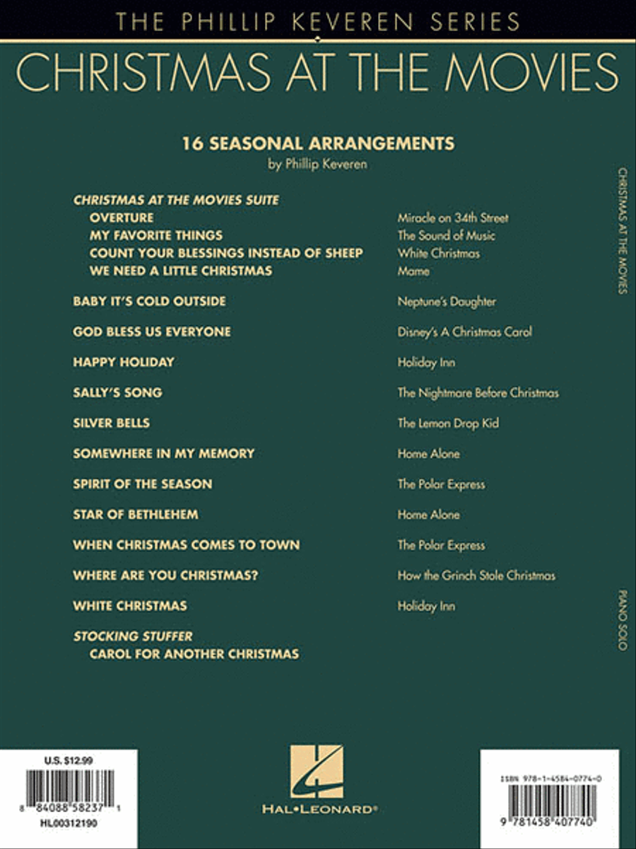 Christmas at the Movies Piano Solo scores gallery preview page 2