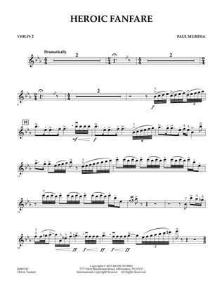 Heroic Fanfare - Violin 2