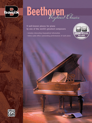 Book cover for Basix Keyboard Classics Beethoven
