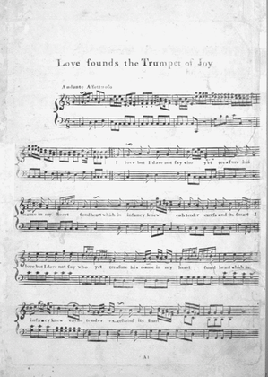 Book cover for Love Sounds the Trumpet of Joy
