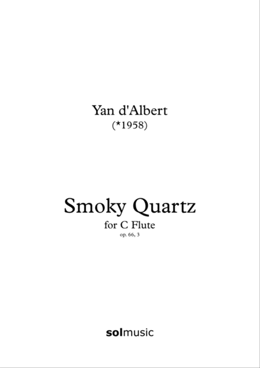 SMOKY QUARTZ SMOKY QUARTZ Flute Solo scores gallery preview page 1