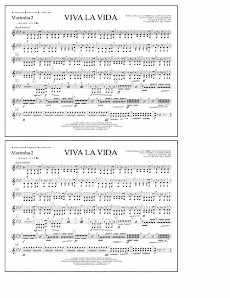 Viva La Vida - Marimba 2