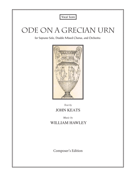 Ode on a Grecian Urn (Vocal Score) image number null
