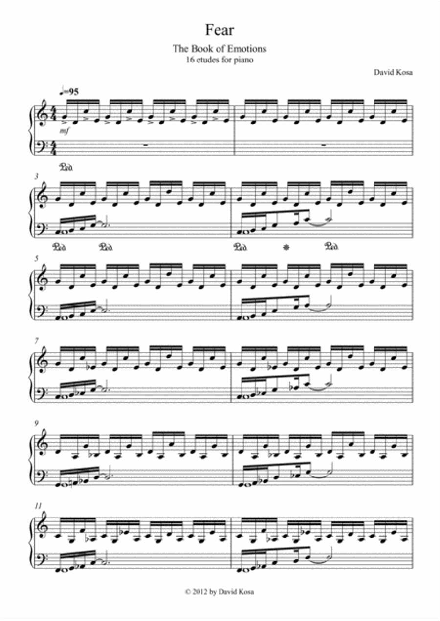 Fear Piano Method scores gallery preview page 1