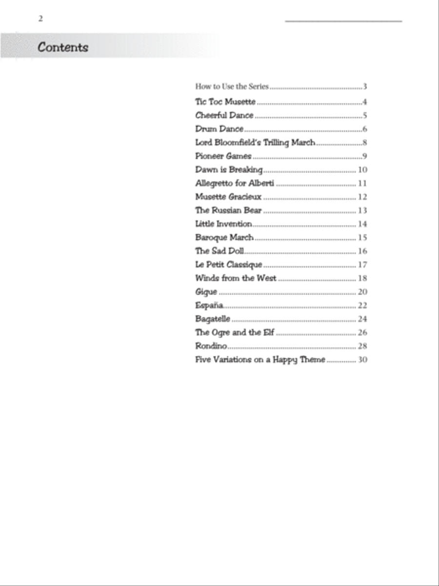 Pathways to Artistry Repertoire, Book 1 Piano Method scores gallery preview page 2