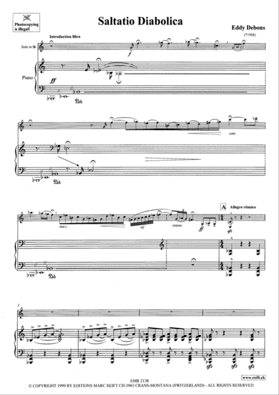 Saltatio Diabolica Cornet scores gallery preview page 4