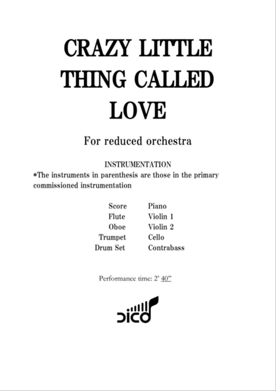 Crazy Little Thing Called Love Flute scores gallery preview page 3