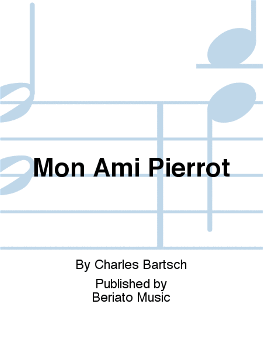 Mon Ami Pierrot Voice Solo scores gallery preview page 1