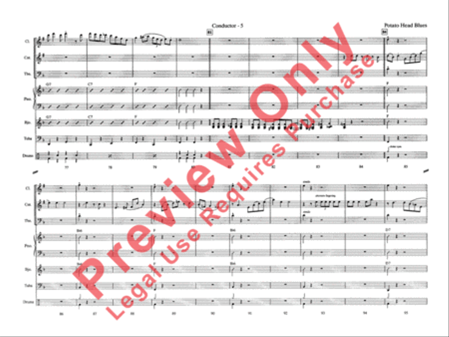 Potato Head Blues Jazz Ensemble scores gallery preview page 11