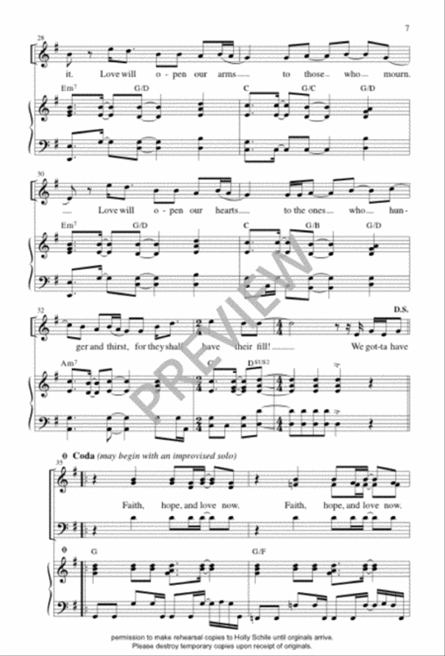 Faith, Hope, and Love 3-Part scores gallery preview page 7