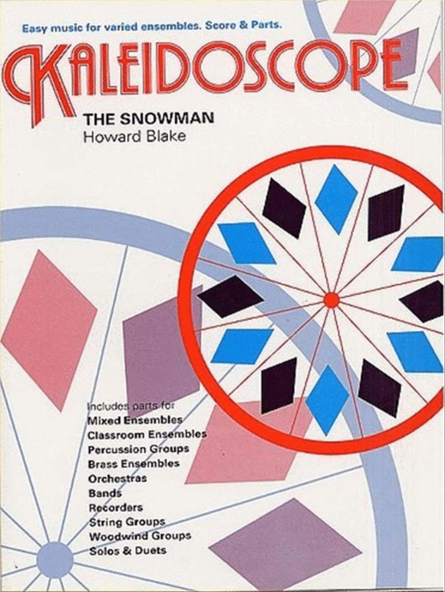 Kaleidoscope 09 Snowman Set of Parts scores gallery preview page 1