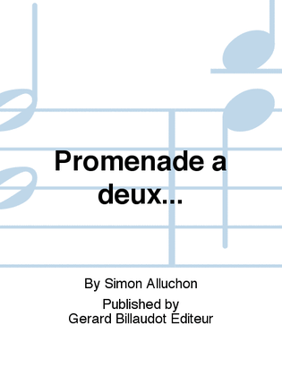 Book cover for Promenade a deux...