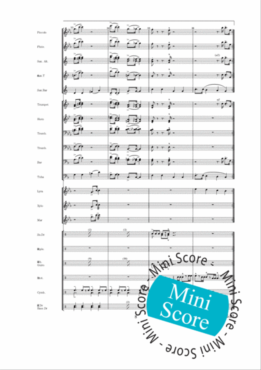 Rosevalley Blues Percussion scores gallery preview page 12