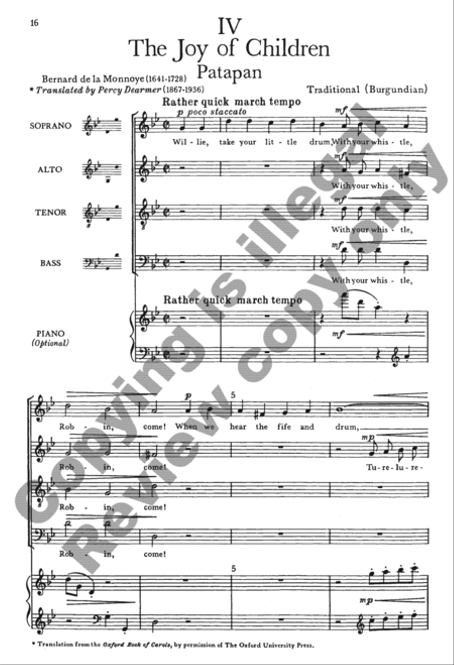 The Seven Joys of Christmas (Choral Score) 4-Part scores gallery preview page 36