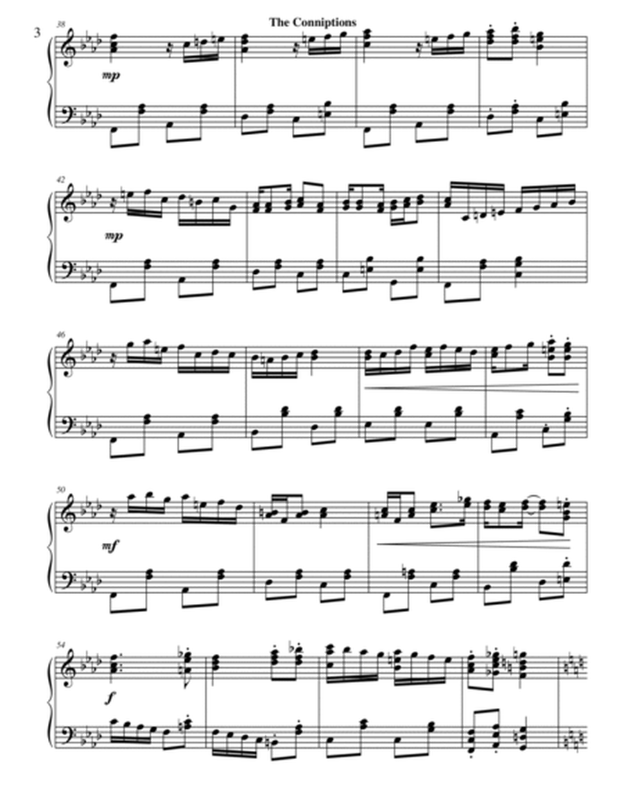 The Conniptions, A Rag, from New Ragtime Piano Music image number null