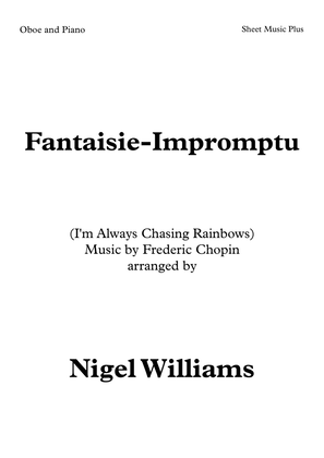 Book cover for Fantaisie-Impromptu (I'm Always Chasing Rainbows), for Oboe and Piano
