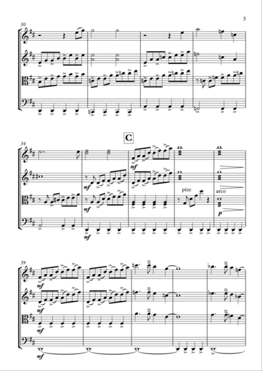 Uefa Champions League Team String Quartet scores gallery preview page 4