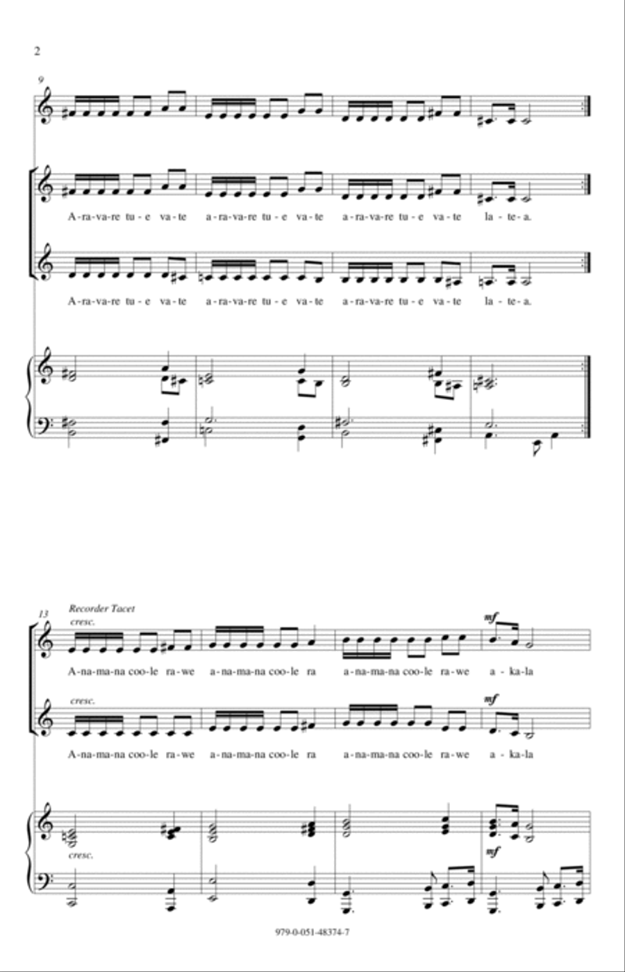 Adiemus 2-Part scores gallery preview page 2