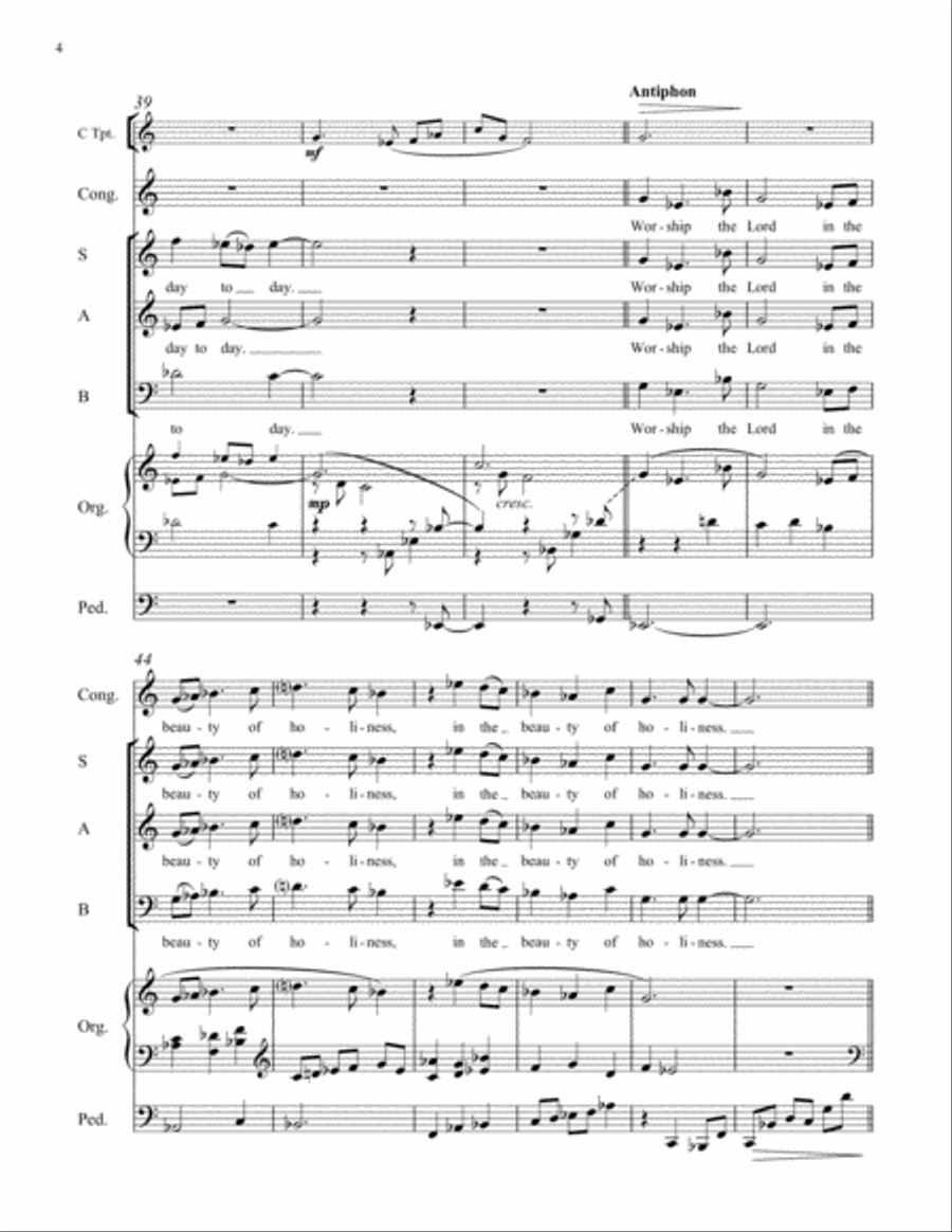 The Beauty of Holiness 3-Part scores gallery preview page 5