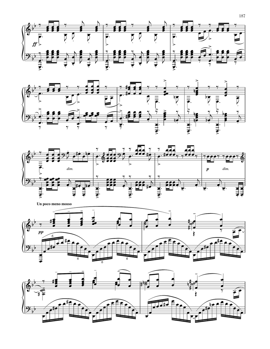 Prelude In G Minor, Op. 23, No. 5 Piano Solo scores gallery preview page 3
