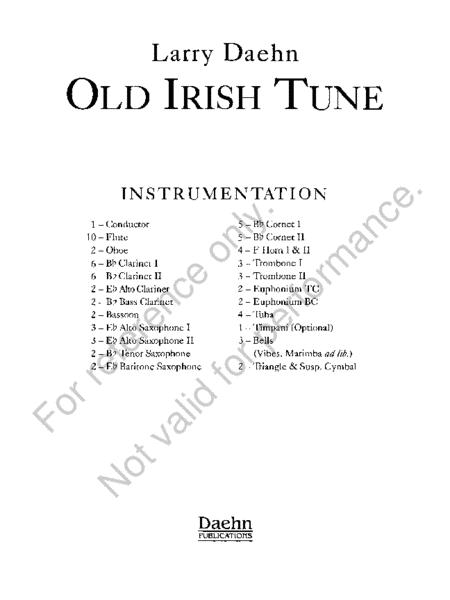 Old Irish Tune image number null
