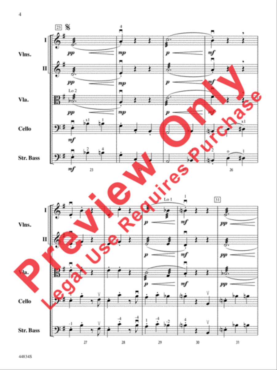 Masquerade String Orchestra scores gallery preview page 13