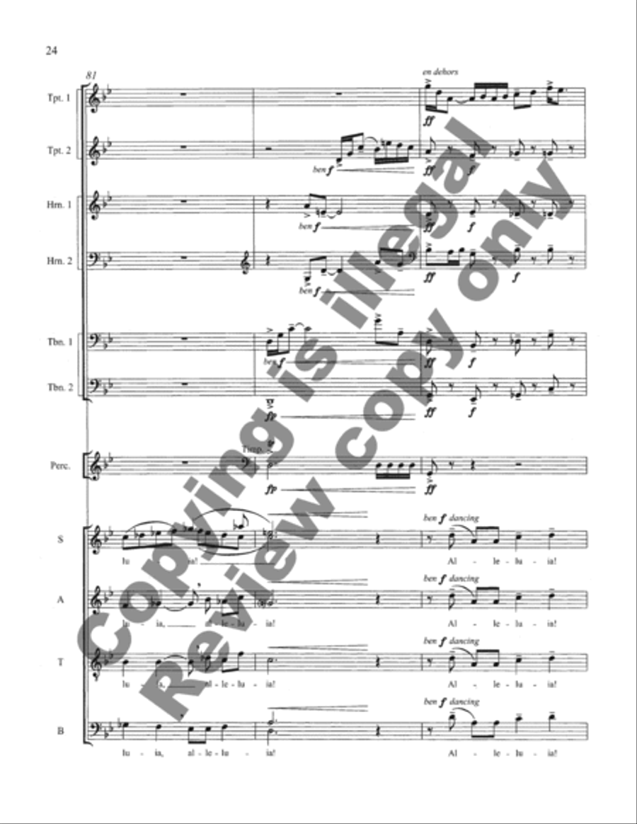 O Magnum Mysterium (Full Score) Choir scores gallery preview page 43