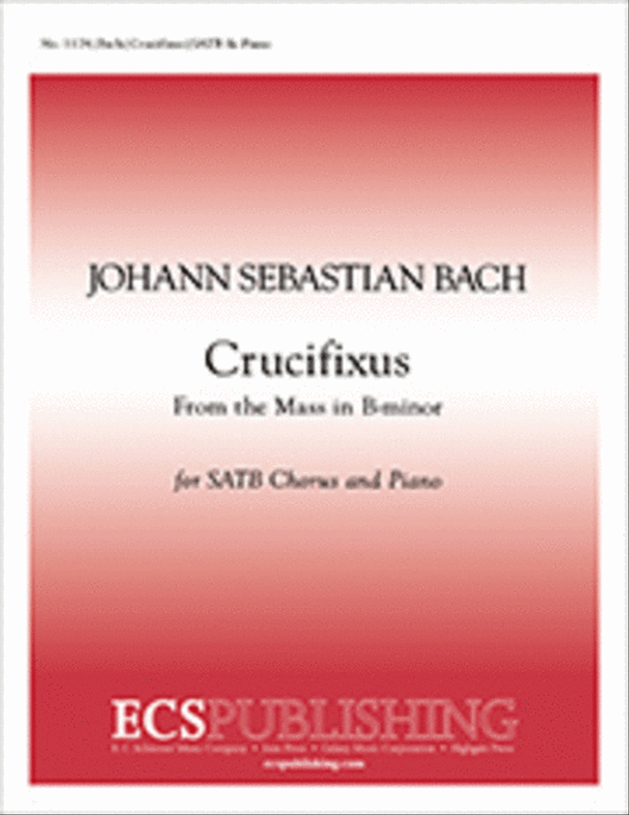 Mass in B Minor: Crucifixus 4-Part scores gallery preview page 1