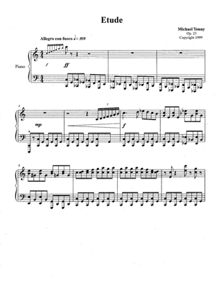 Etude in C major, op. 23