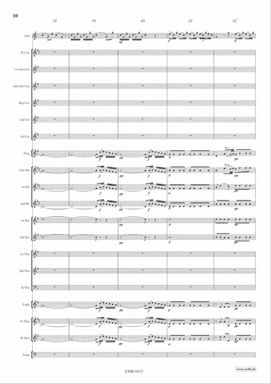 Sinfonia Pastorella Brass Band scores gallery preview page 11