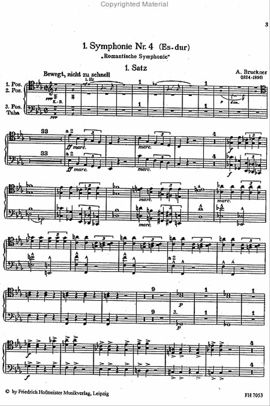 Orchesterstudien für Posaune Orchestra scores gallery preview page 3